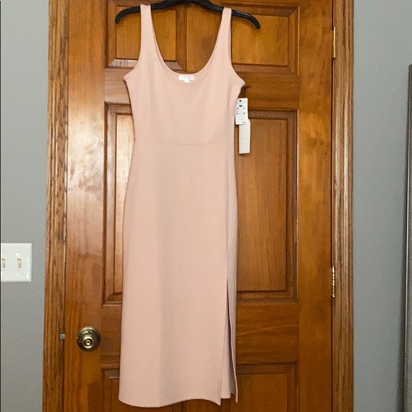 Pink midi bodycon dress - Picture 3 of 3